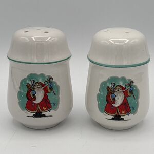 Salt & Pepper Shakers Vintage Santa Claus Christmas St Nick